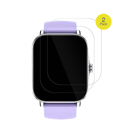 ZhizhiSmartwatch P90 1.85 Zoll mit aufgebrachter dipos Displayschutzfolie, glasklare Darstellung ohne Einschränkungen