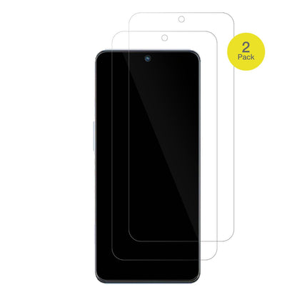 ZTEAxon 40 SE mit aufgebrachter dipos Displayschutzfolie, glasklare Darstellung ohne Einschränkungen