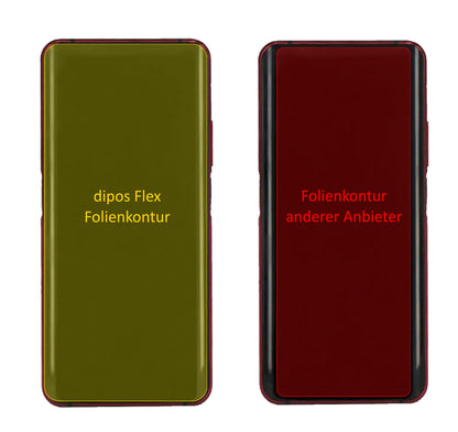 ZTEnubia Z20 mit aufgebrachter dipos Displayschutzfolie, glasklare Darstellung ohne Einschränkungen