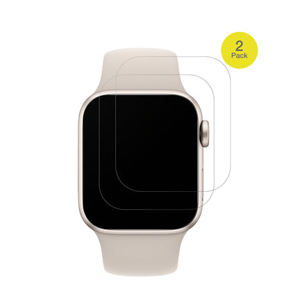AppleWatch SE 2. Generation GPS 40mm mit aufgebrachter dipos Flex Schutzfolie, glasklare Darstellung ohne Einschränkungen