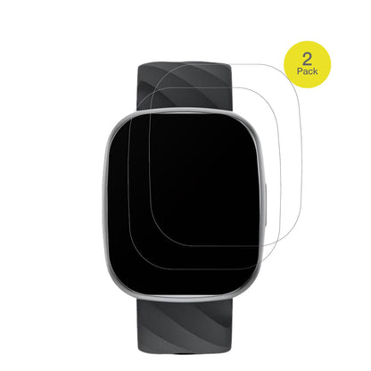 CatgiffA22 Smartwatch mit aufgebrachter dipos Flex Schutzfolie, glasklare Darstellung ohne Einschränkungen