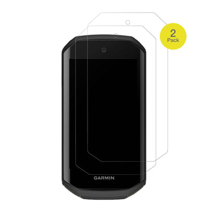 GarminEdge 1050 mit aufgebrachter dipos Flex Schutzfolie, glasklare Darstellung ohne Einschränkungen