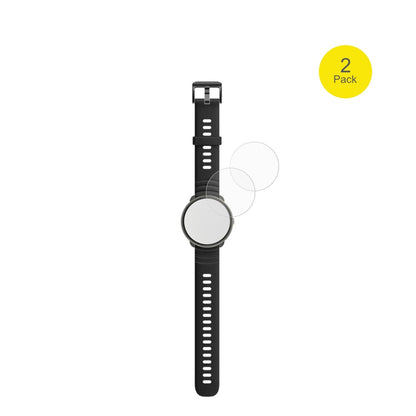 HammerWatch Ventus mit aufgebrachter dipos Flex Schutzfolie, glasklare Darstellung ohne Einschränkungen