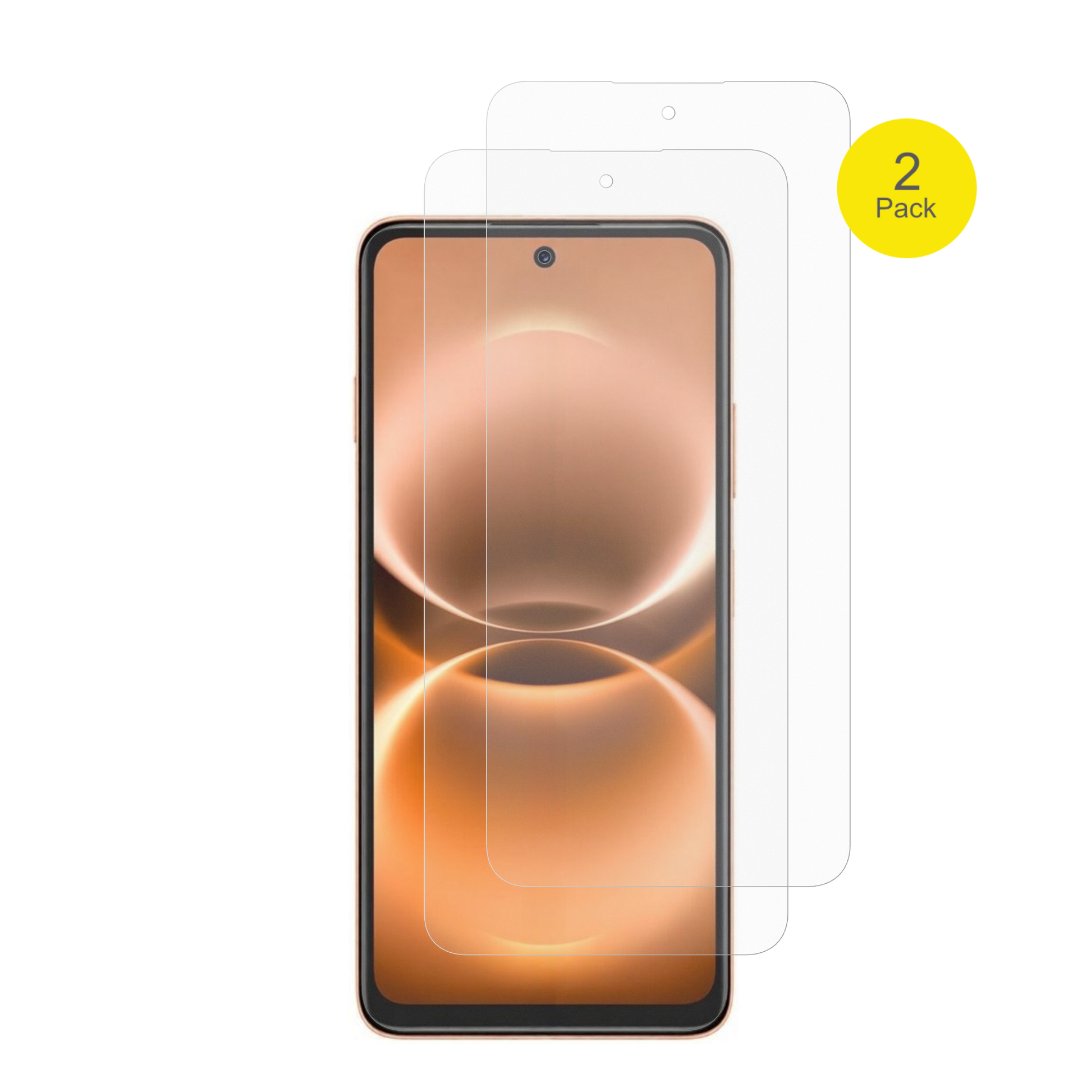 HuaweiEnjoy 90m Plus mit aufgebrachter dipos Flex Schutzfolie, glasklare Darstellung ohne Einschränkungen