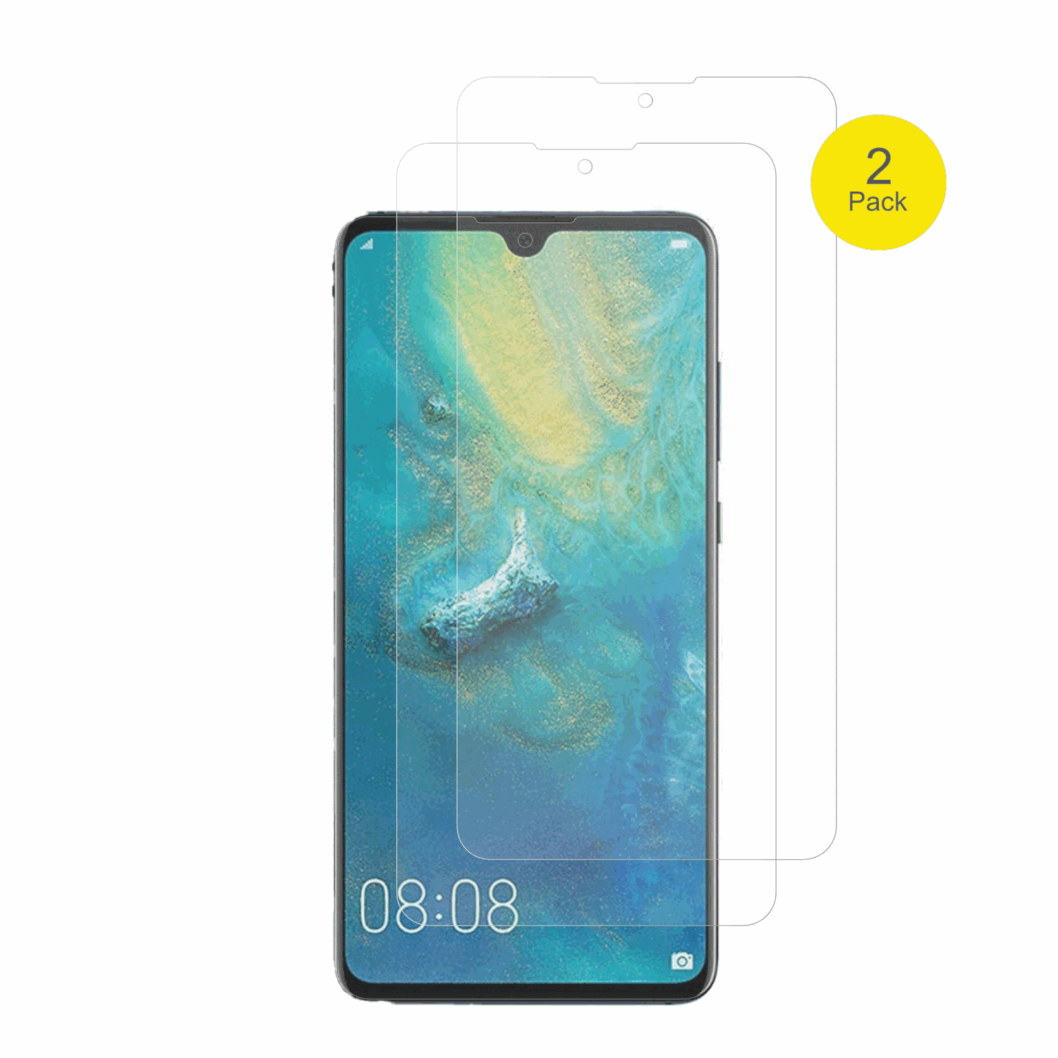 HuaweiMate 20X mit aufgebrachter dipos Flex Schutzfolie, glasklare Darstellung ohne Einschränkungen