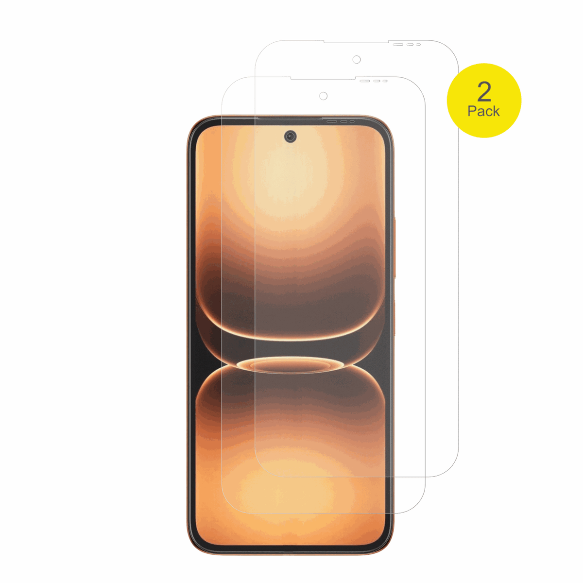 InfinixSmart 20 mit aufgebrachter dipos Flex Schutzfolie, glasklare Darstellung ohne Einschränkungen