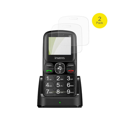 invensN8 mit aufgebrachter dipos Flex Schutzfolie, glasklare Darstellung ohne Einschränkungen