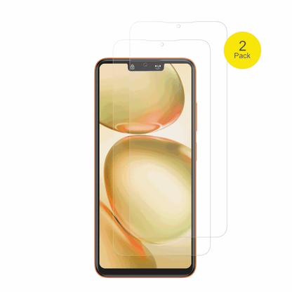 ItelA100 Pro mit aufgebrachter dipos Flex Schutzfolie, glasklare Darstellung ohne Einschränkungen