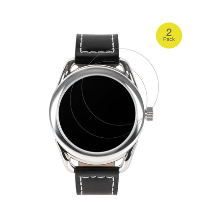 Kruger MatzHybrid mit aufgebrachter dipos Flex Schutzfolie, glasklare Darstellung ohne Einschränkungen