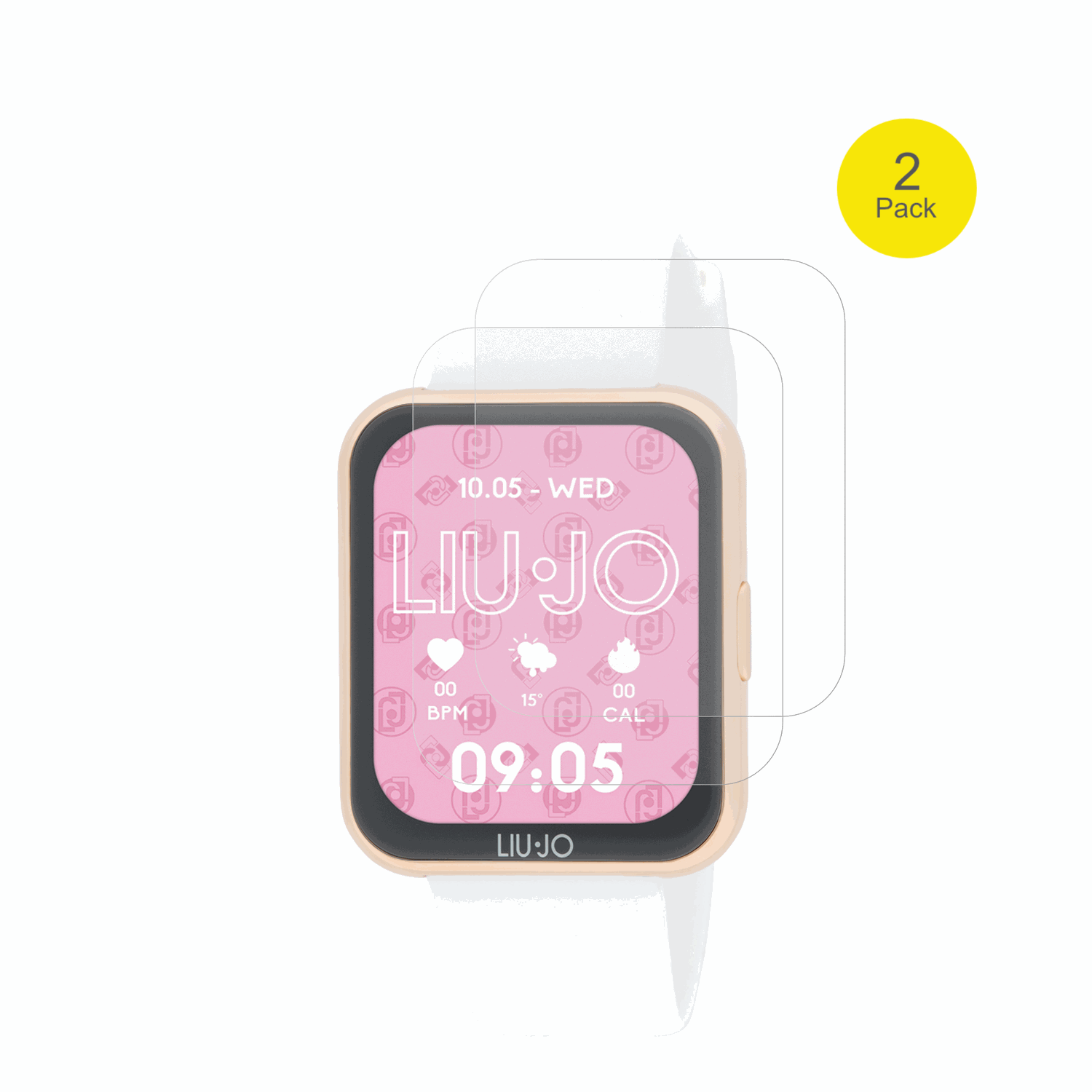 Liu JoVoice Slim 2.0 SWLJ201 mit aufgebrachter dipos Flex Schutzfolie, glasklare Darstellung ohne Einschränkungen