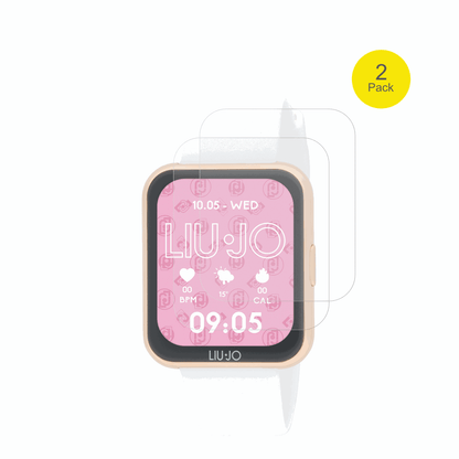 Liu JoVoice Slim 2.0 SWLJ201 mit aufgebrachter dipos Flex Schutzfolie, glasklare Darstellung ohne Einschränkungen