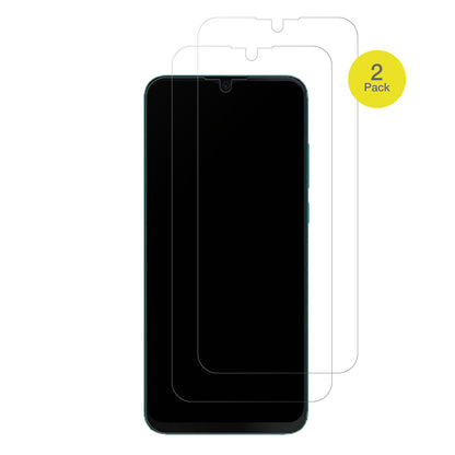 MicromaxIn 2b mit aufgebrachter dipos Flex Schutzfolie, glasklare Darstellung ohne Einschränkungen
