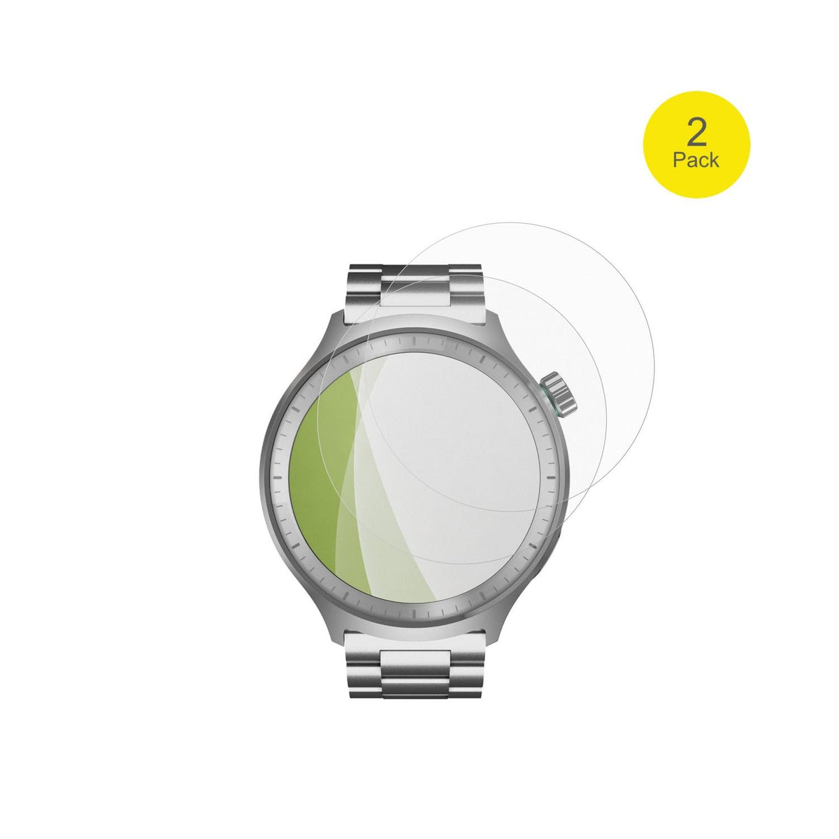 MotorolaMoto Watch Premium mit aufgebrachter dipos Flex Schutzfolie, glasklare Darstellung ohne Einschränkungen