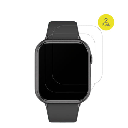 MutoySmartwatch 1.83 Zoll mit aufgebrachter dipos Flex Schutzfolie, glasklare Darstellung ohne Einschränkungen