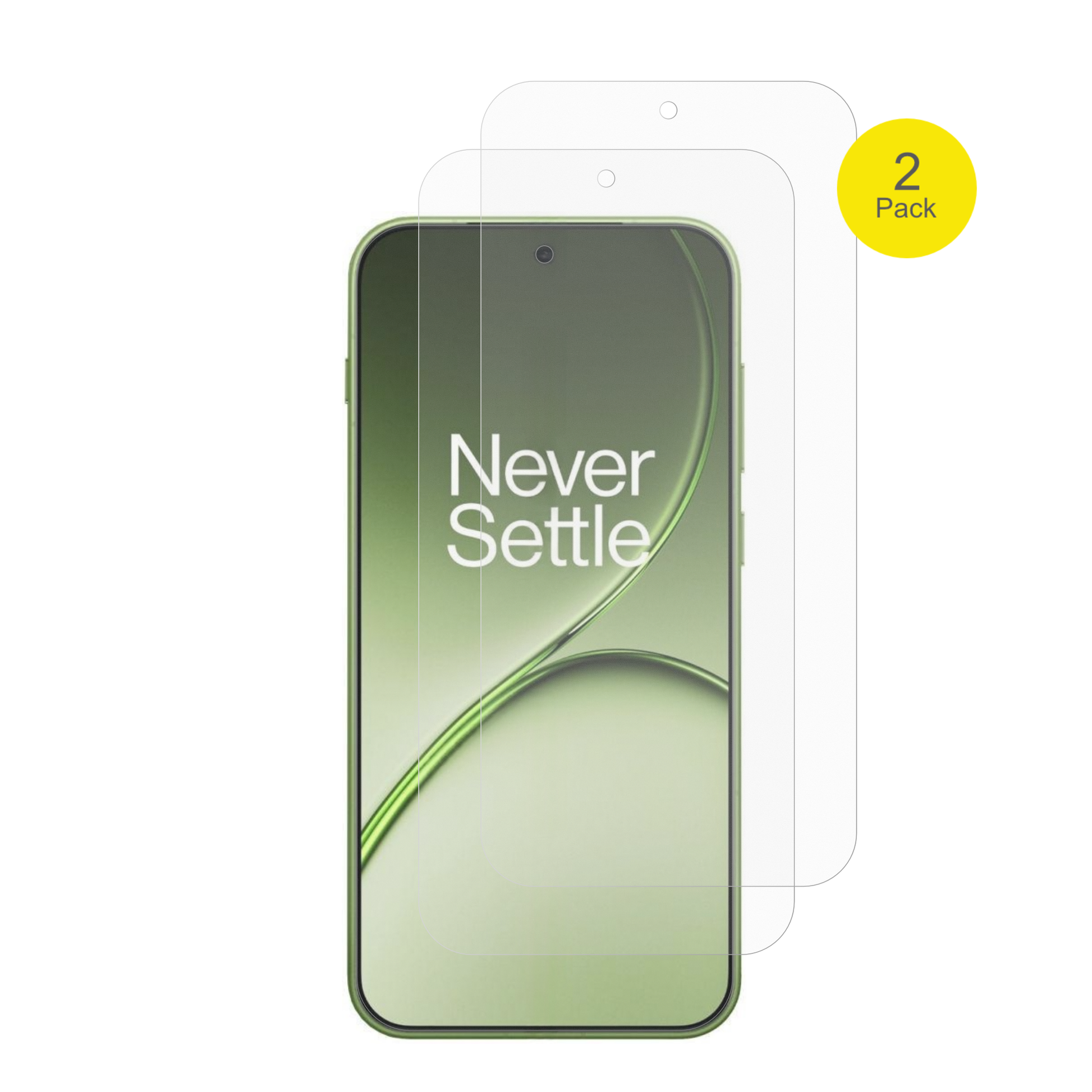 OnePlus15T mit aufgebrachter dipos Flex Schutzfolie, glasklare Darstellung ohne Einschr�nkungen
