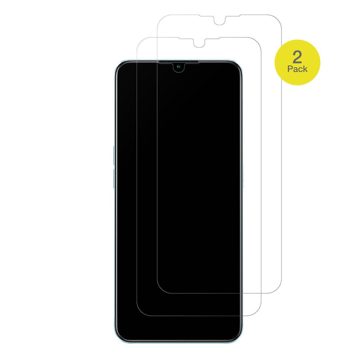 OppoA58 mit aufgebrachter dipos Flex Schutzfolie, glasklare Darstellung ohne Einschränkungen