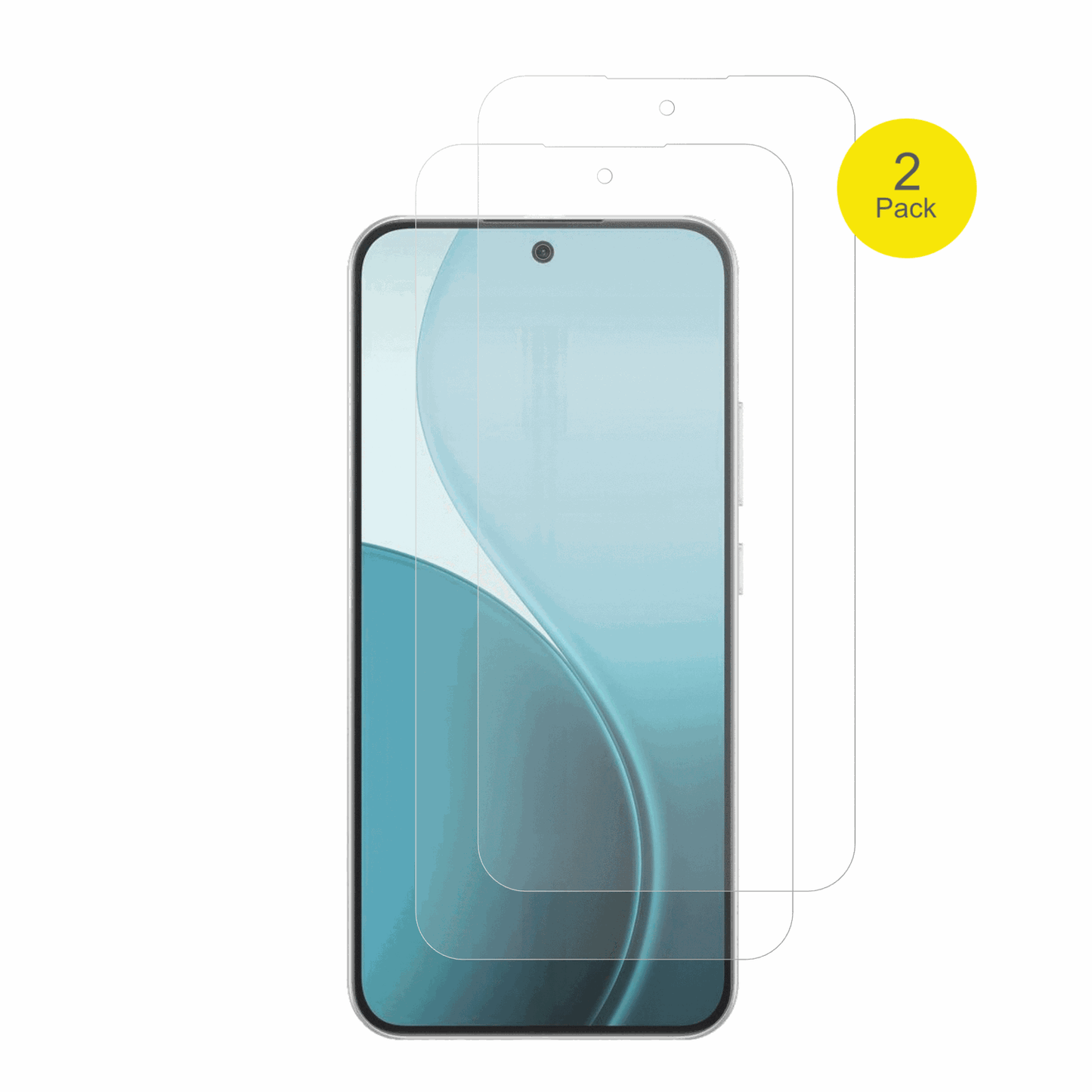 OppoF33 5G mit aufgebrachter dipos Flex Schutzfolie, glasklare Darstellung ohne Einschränkungen