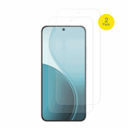 OppoF33 5G mit aufgebrachter dipos Flex Schutzfolie, glasklare Darstellung ohne Einschränkungen