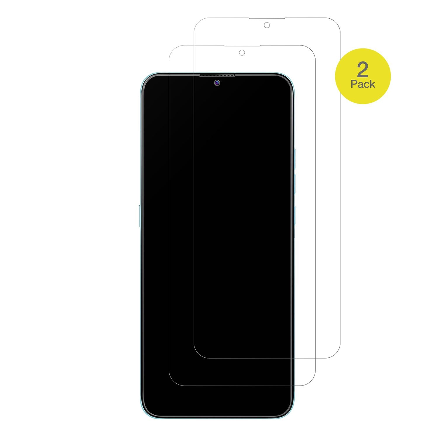 OukitelC33 4G mit aufgebrachter dipos Flex Schutzfolie, glasklare Darstellung ohne Einschränkungen