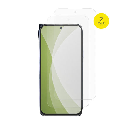 Realme15x mit aufgebrachter dipos Flex Schutzfolie, glasklare Darstellung ohne Einschränkungen