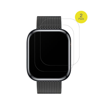Ruxingx1.47 Zoll Smartwatch mit aufgebrachter dipos Flex Schutzfolie, glasklare Darstellung ohne Einschränkungen