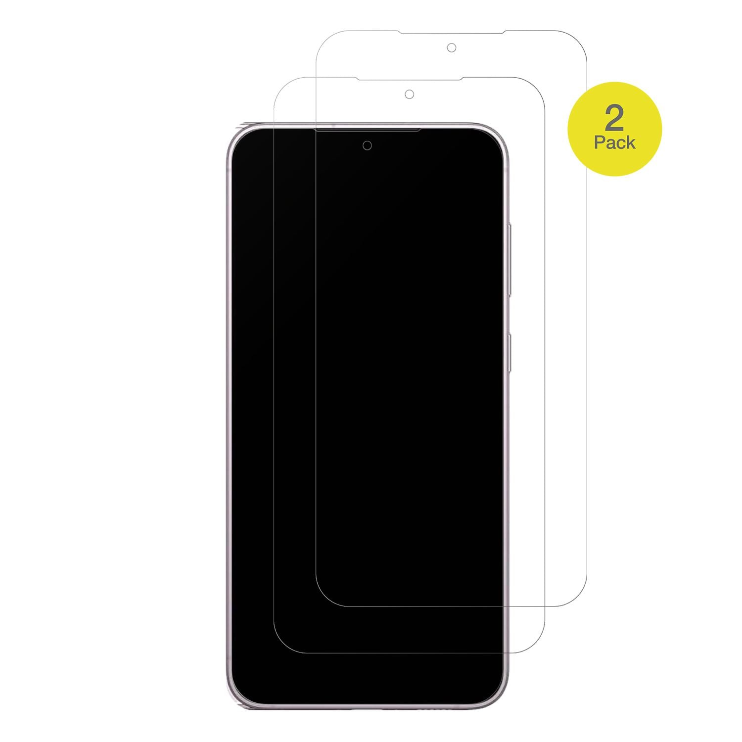 SamsungGalaxy S23 Plus mit aufgebrachter dipos Flex Schutzfolie, glasklare Darstellung ohne Einschränkungen