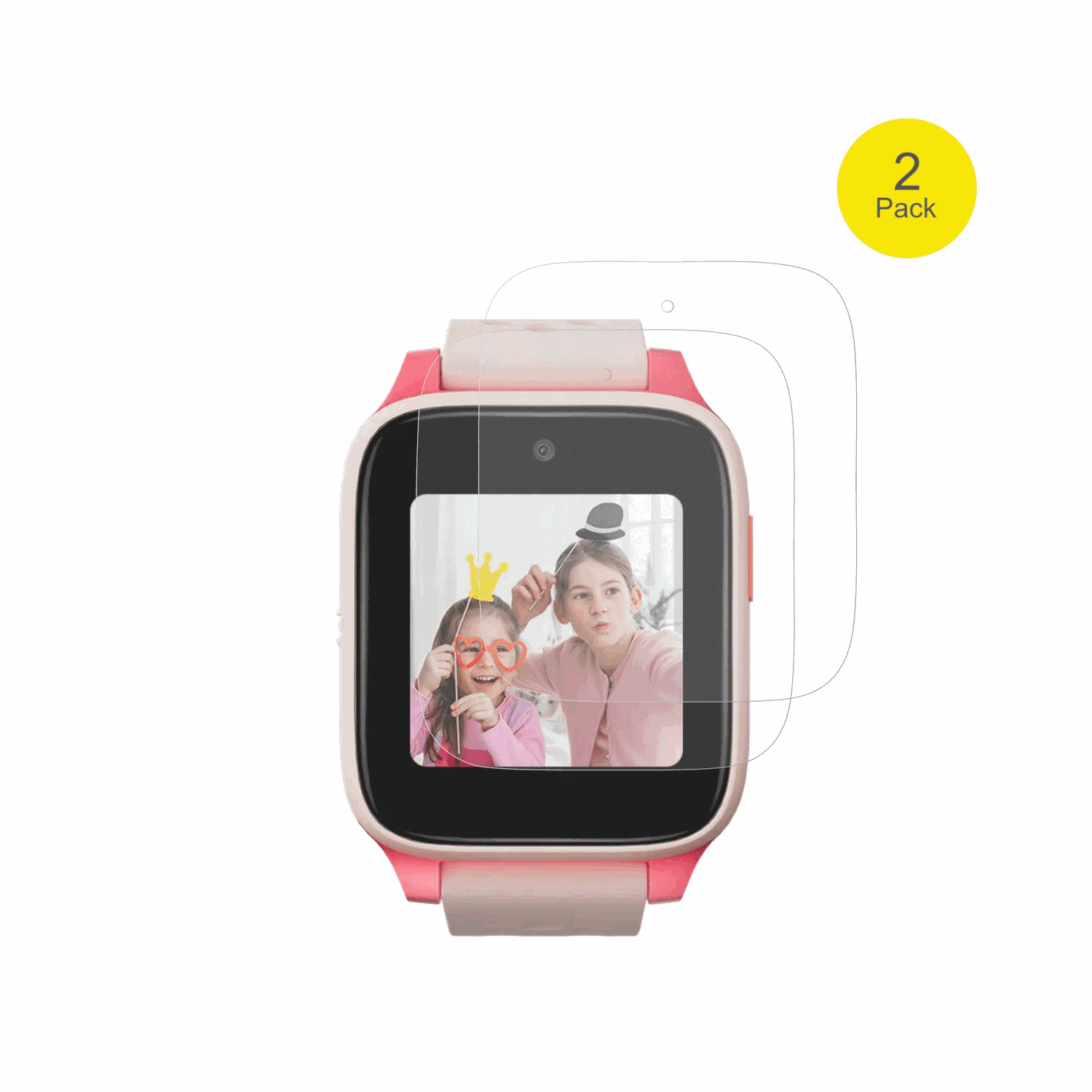 TCLMovetime Kids Watch MT46 mit aufgebrachter dipos Flex Schutzfolie, glasklare Darstellung ohne Einschränkungen