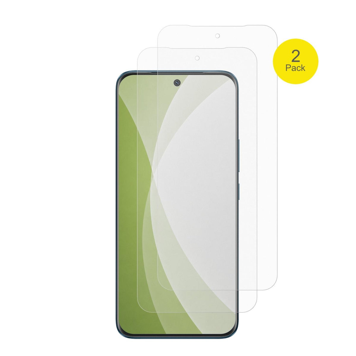 VivoV80 Lite mit aufgebrachter dipos Flex Schutzfolie, glasklare Darstellung ohne Einschränkungen