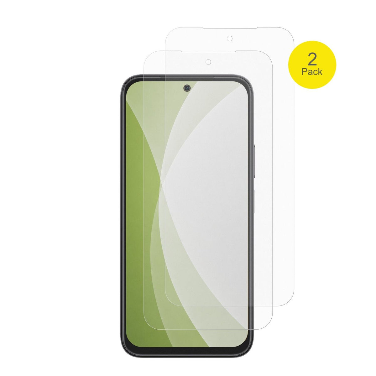 VivoY31t 5G mit aufgebrachter dipos Flex Schutzfolie, glasklare Darstellung ohne Einschränkungen
