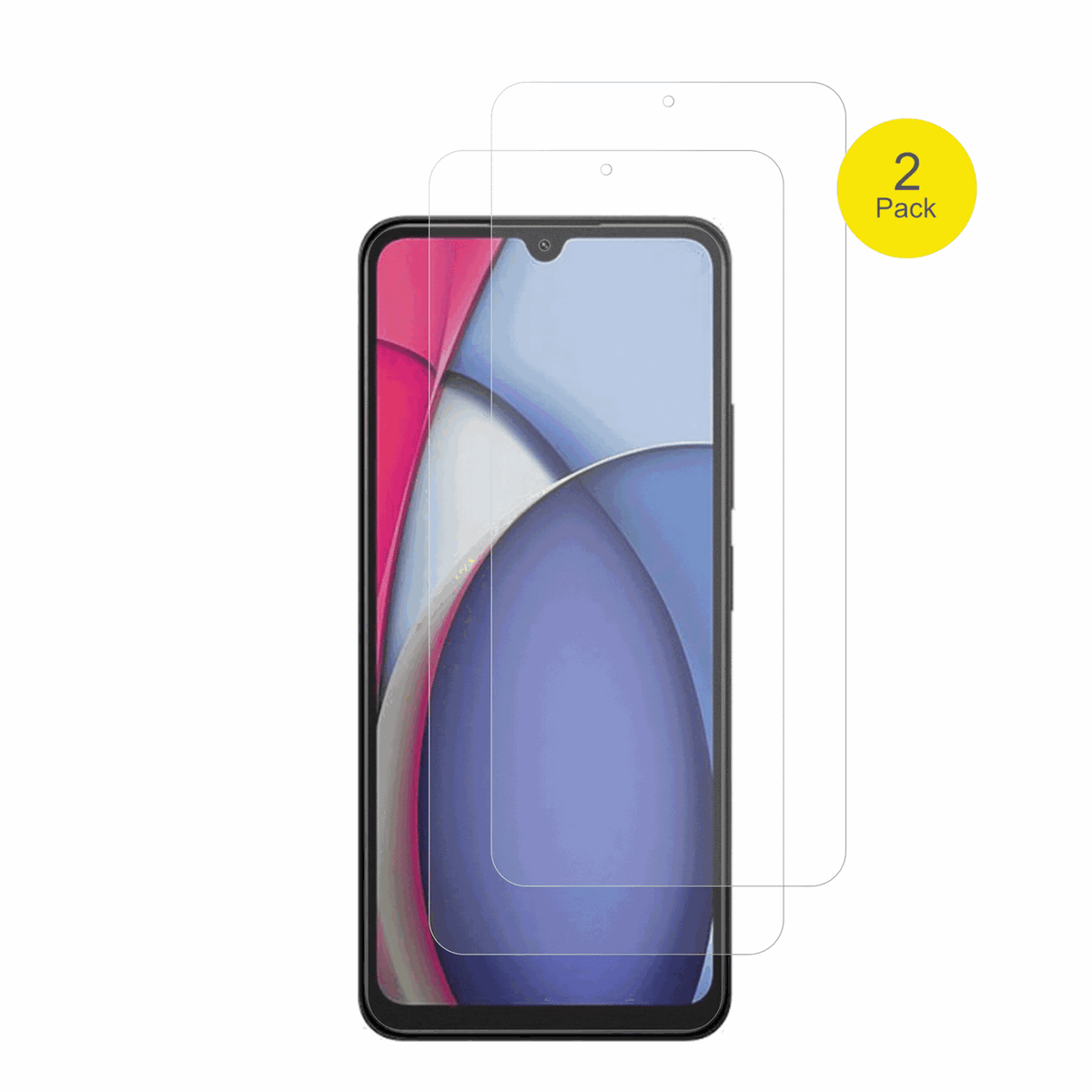 XiaomiRedmi A3 Pro mit aufgebrachter dipos Flex Schutzfolie, glasklare Darstellung ohne Einschränkungen