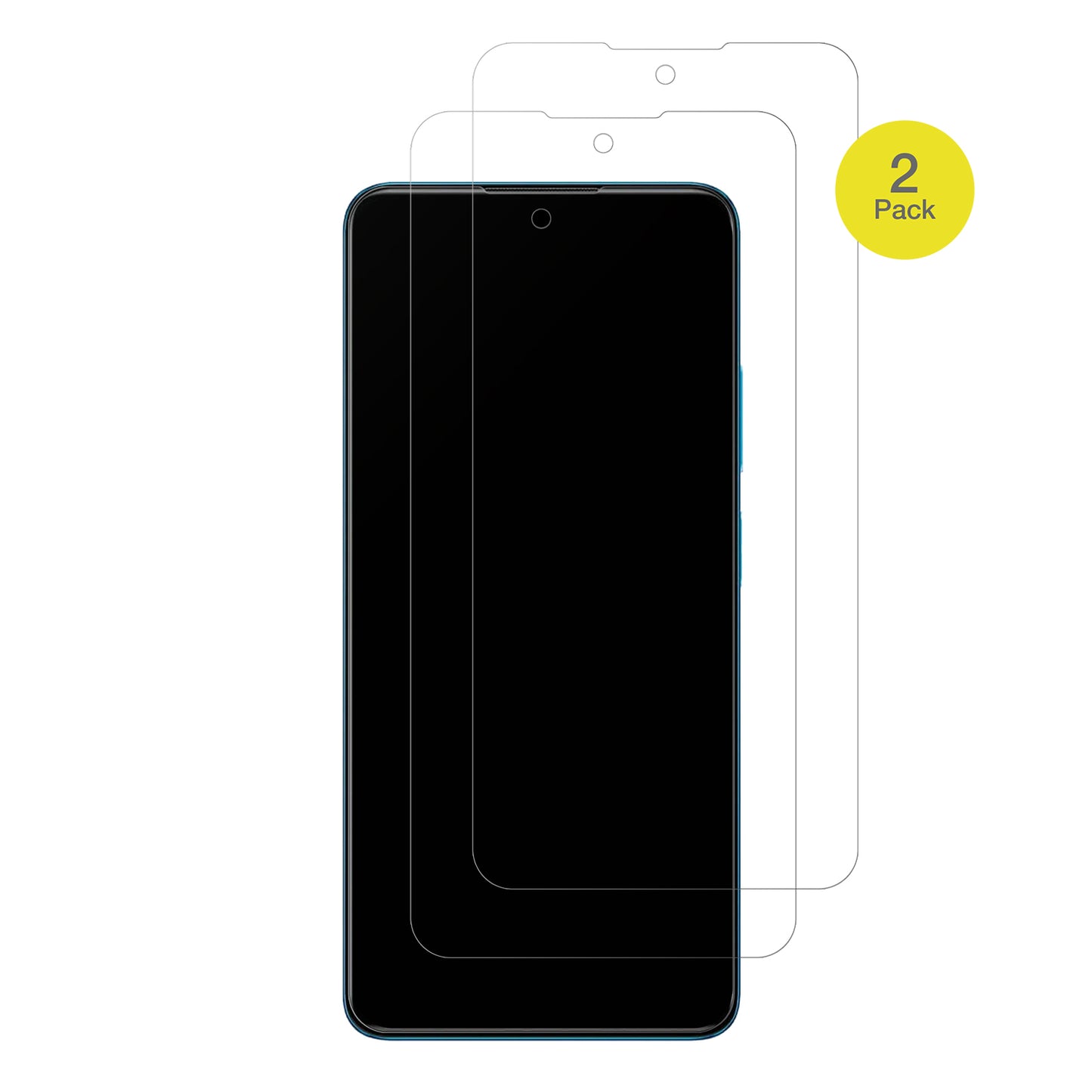 XiaomiRedmi Note 12 Pro 4G 2209116AG mit aufgebrachter dipos Flex Schutzfolie, glasklare Darstellung ohne Einschränkungen