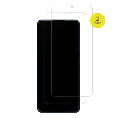 ZTEBlade A76 mit aufgebrachter dipos Flex Schutzfolie, glasklare Darstellung ohne Einschränkungen