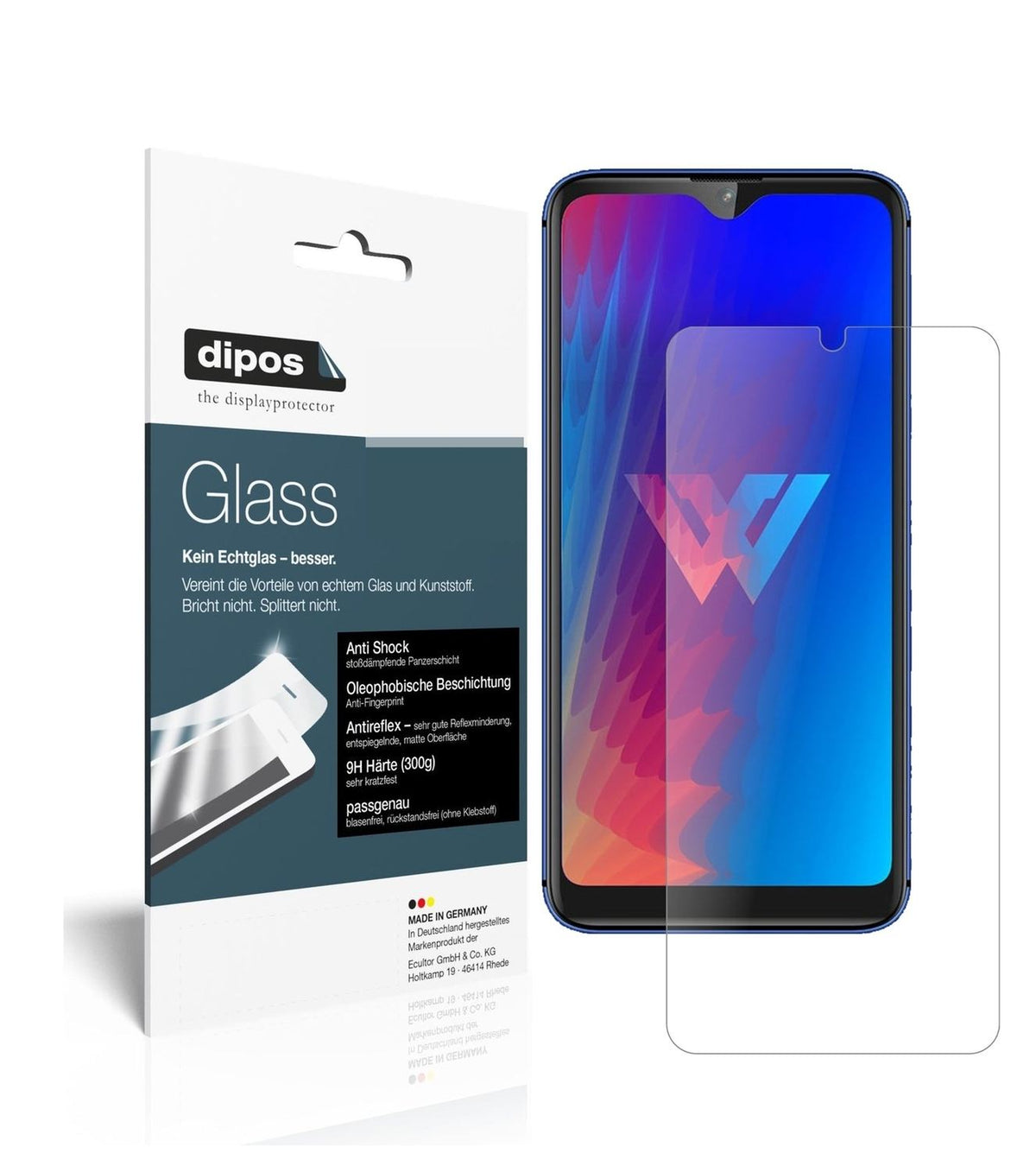 9H Matte Screen Protector for LG W30 Pro – Anti-Glare, Shatterproof | dipos