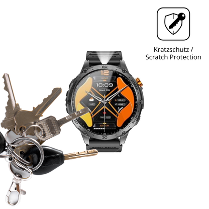 Schutz gegen Kratzer auf dem fogoinzeus 2.0 1.75 zoll Glas durch Schlüssel oder Ähnliches