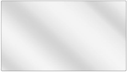 dipos Displayschutz für Format 23.0 Zoll Wide 510 x 287 mm, transparente Oberfläche, geringe Dicke und perfekte Passform