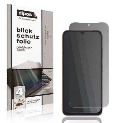 Screen Protector for FOSSiBOT C17 Privacy Filter 4-Way Protection dipos