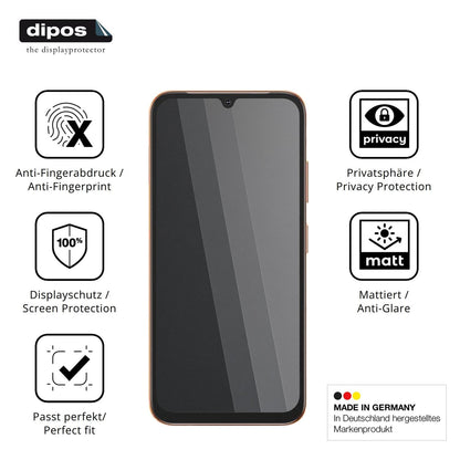 Screen Protector for FOSSiBOT C17 Privacy Filter 4-Way Protection dipos