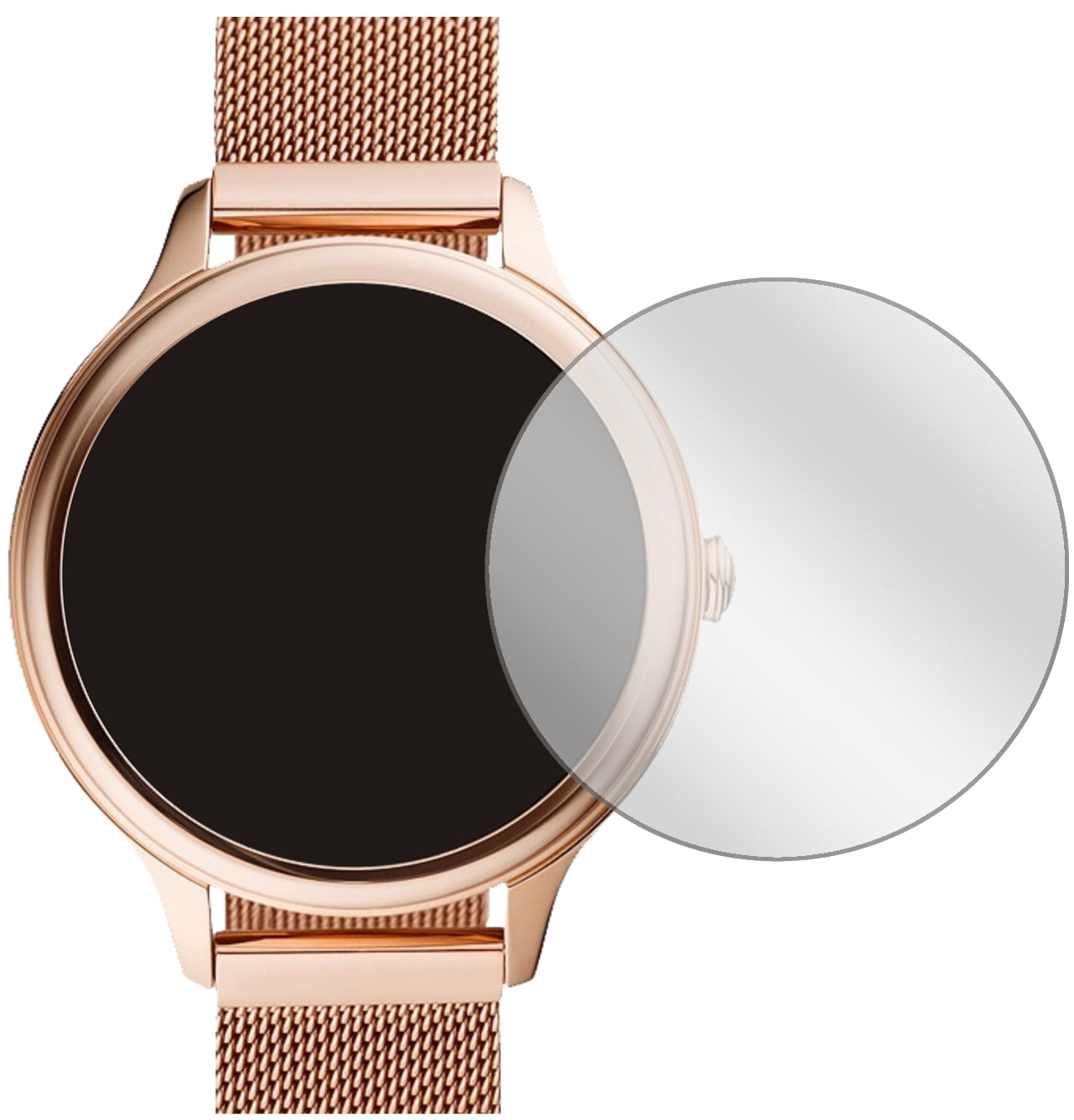 6x Schutzfolie klar für Fossil Gen 5E (44mm) Display-Schutzfolie