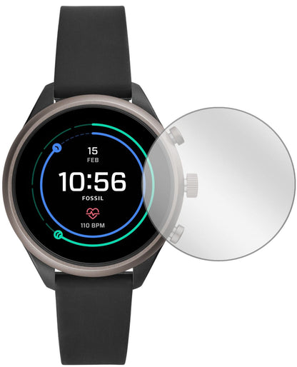 2x Screen Protector for Fossil Sport Smartwatch Protection Crystal Clear dipos