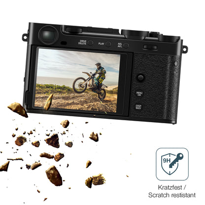 dipos Displayschutz für Fujifilm X-E5, mattierte Oberfläche, robuste Festigkeit und perfekte Passform