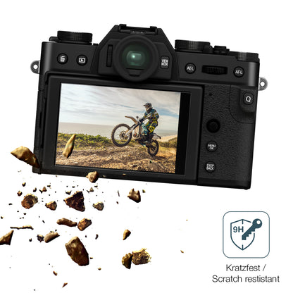 dipos Displayschutz für Fujifilm X-T30 II, mattierte Oberfläche, robuste Festigkeit und perfekte Passform
