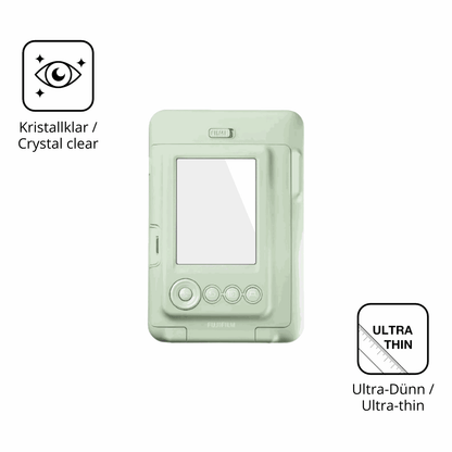 Dünne und klare Folie passend zugeschnitten für fujifilminstax mini liplay plus