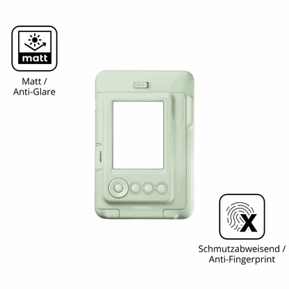 9H Hartbeschichtete, flexible Folie passend zugeschnitten für fujifilminstax mini liplay plus