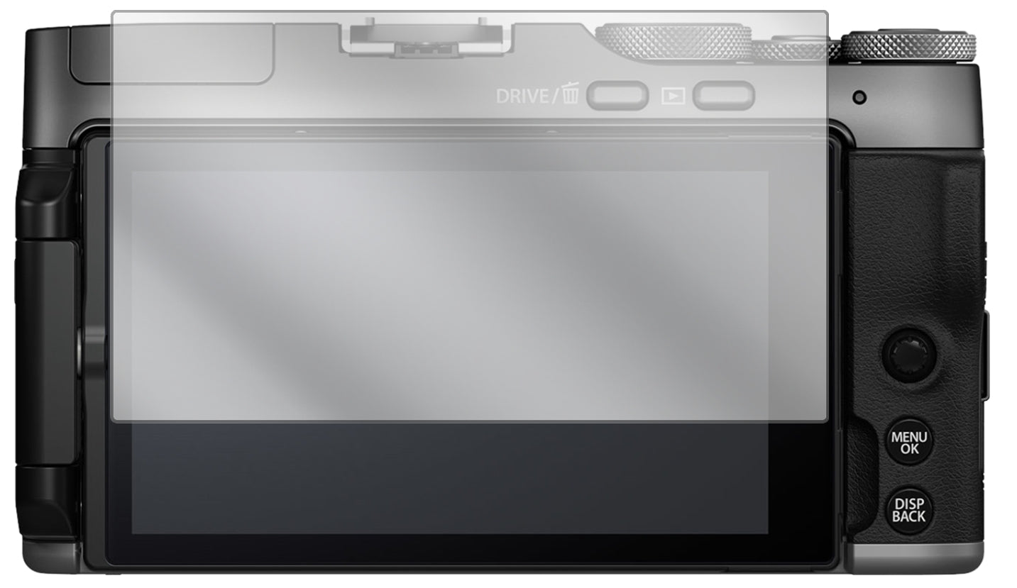 2x Schutzfolie klar für Fujifilm X-A7 Display-Schutzfolie