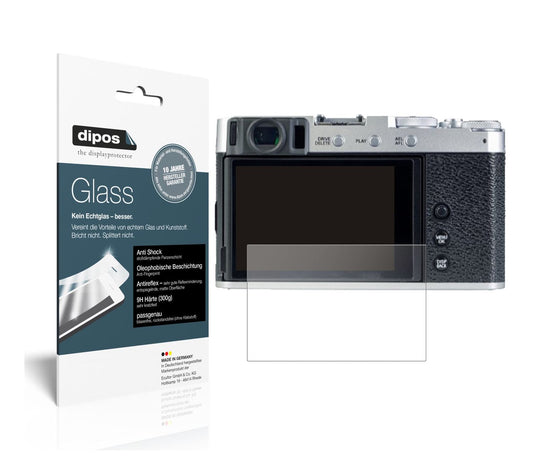 2x Screen Protector for Fujifilm X-E4 matte Flexible Glass 9H dipos