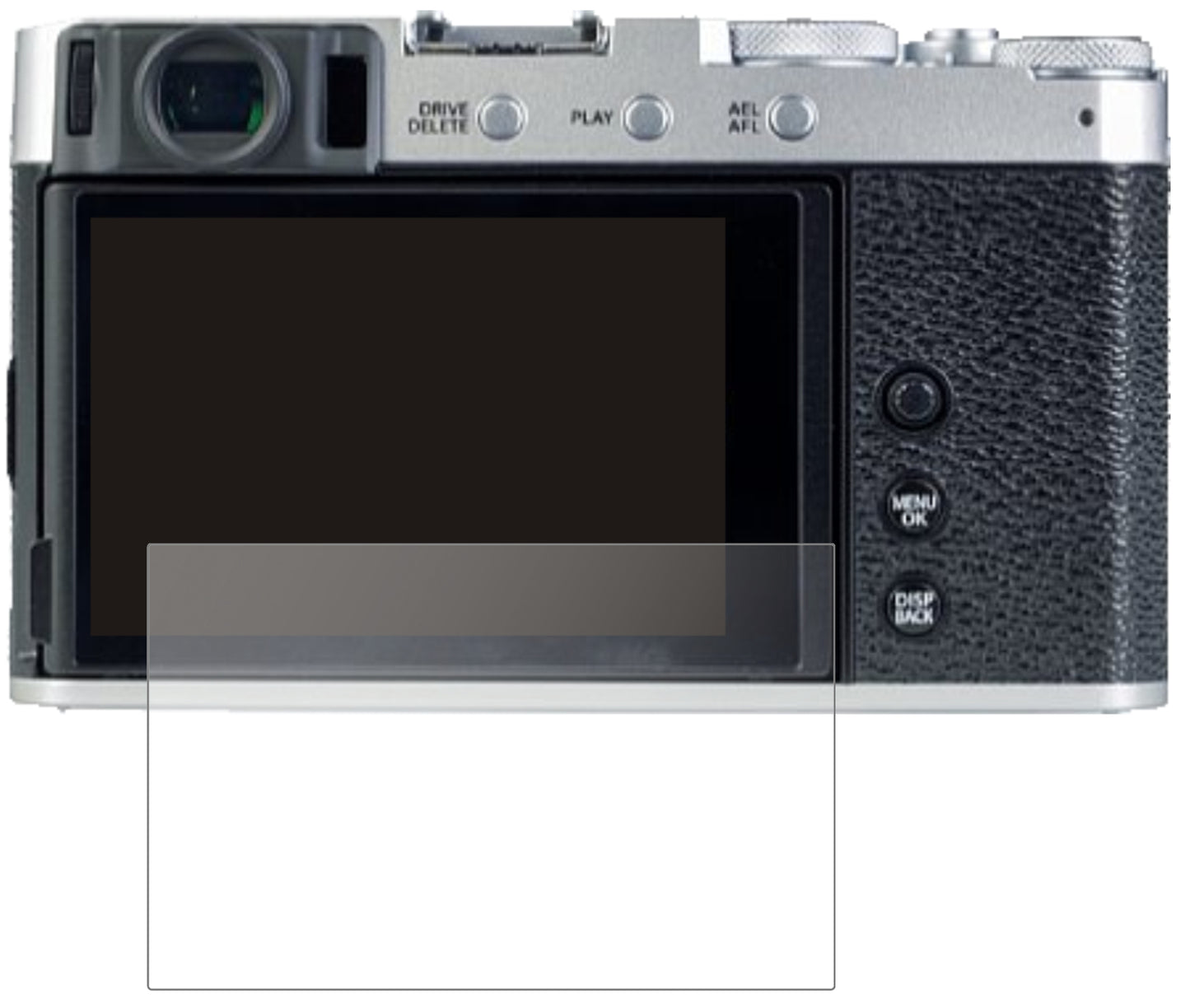 2x 9H Schutzfolie matt für Fujifilm X-E4 Panzerfolie