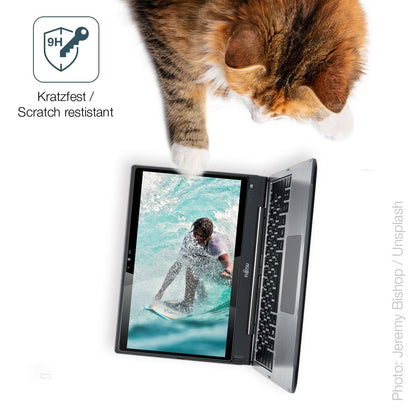 dipos Displayschutz für Fujitsu Lifebook T936, transparente Oberfläche, perfekte Passform auch für die Rundungen