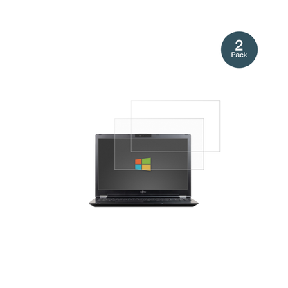 FujitsuLifeBook U7510 mit aufgebrachter dipos Panzerfolie, die lästige Fingerabdrücke minimiert