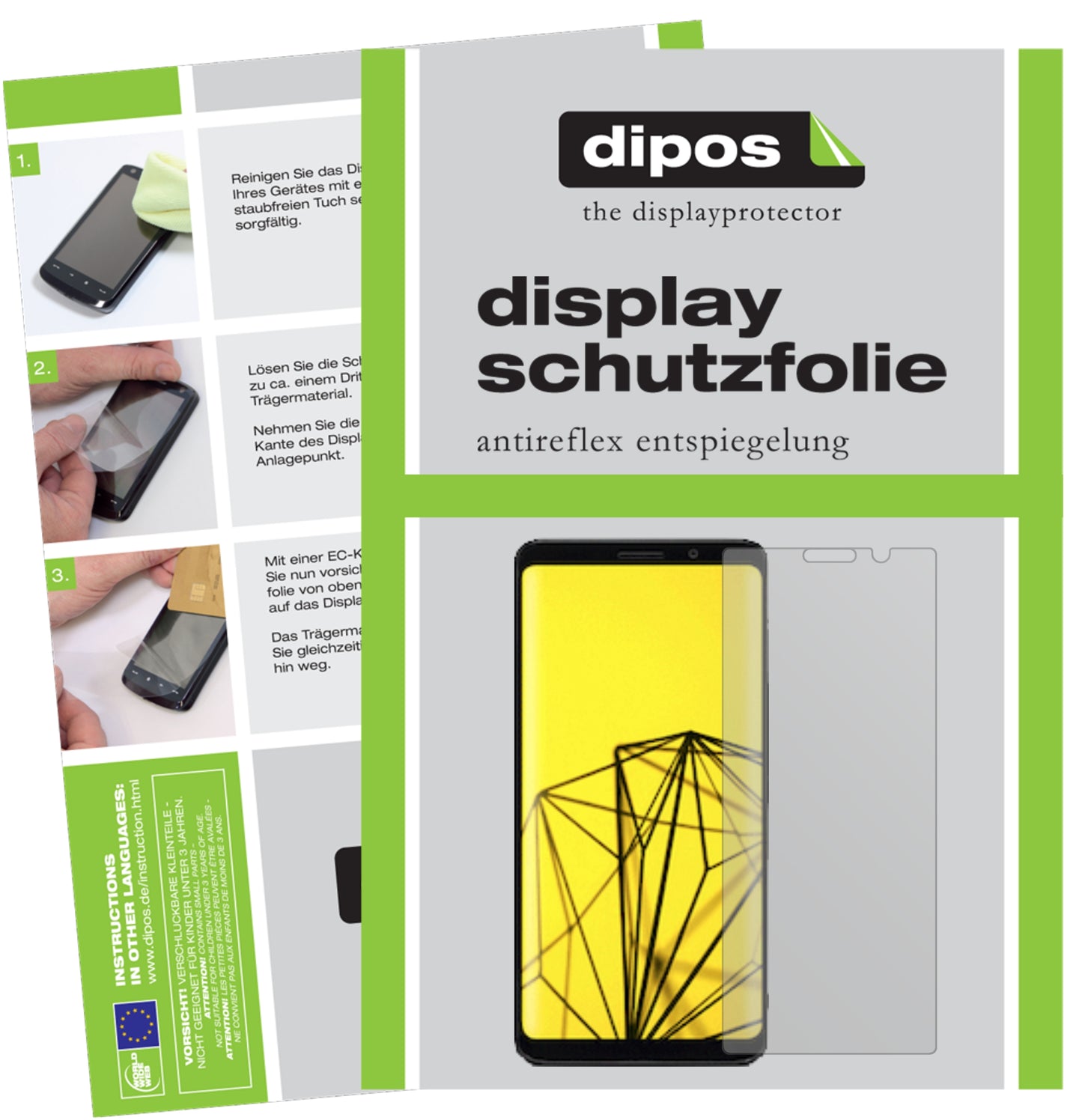 Mattes Panzerglas: Entspiegelte, dünne Folie, Fingerabdruckresistenz und Bildschirmschutz für Fx Tec-Pro 1