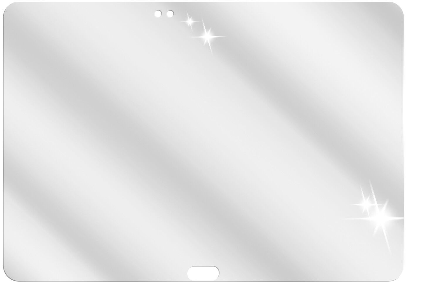 dipos Displayschutz für Galaxy Note 10.1 (2014 Edition) Samsung, transparente Oberfläche, geringe Dicke und perfekte Passform